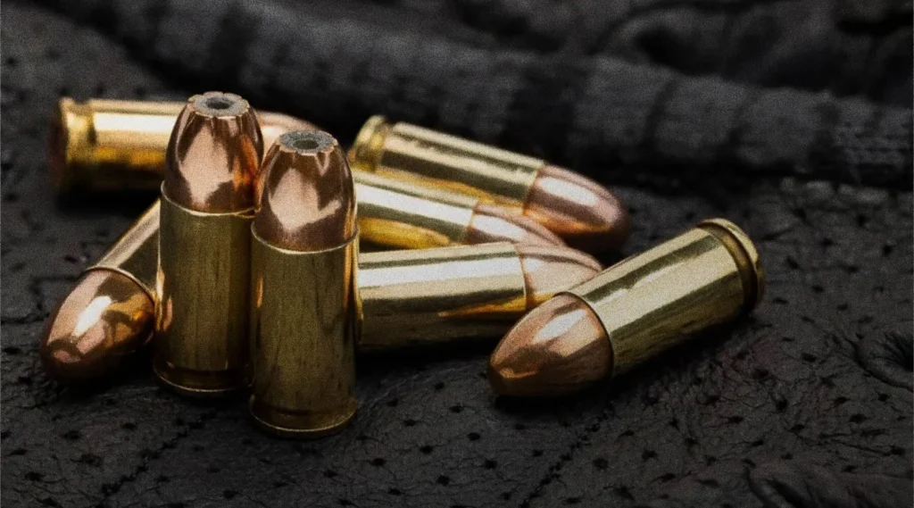 hollow point vs full metal Jacket on display