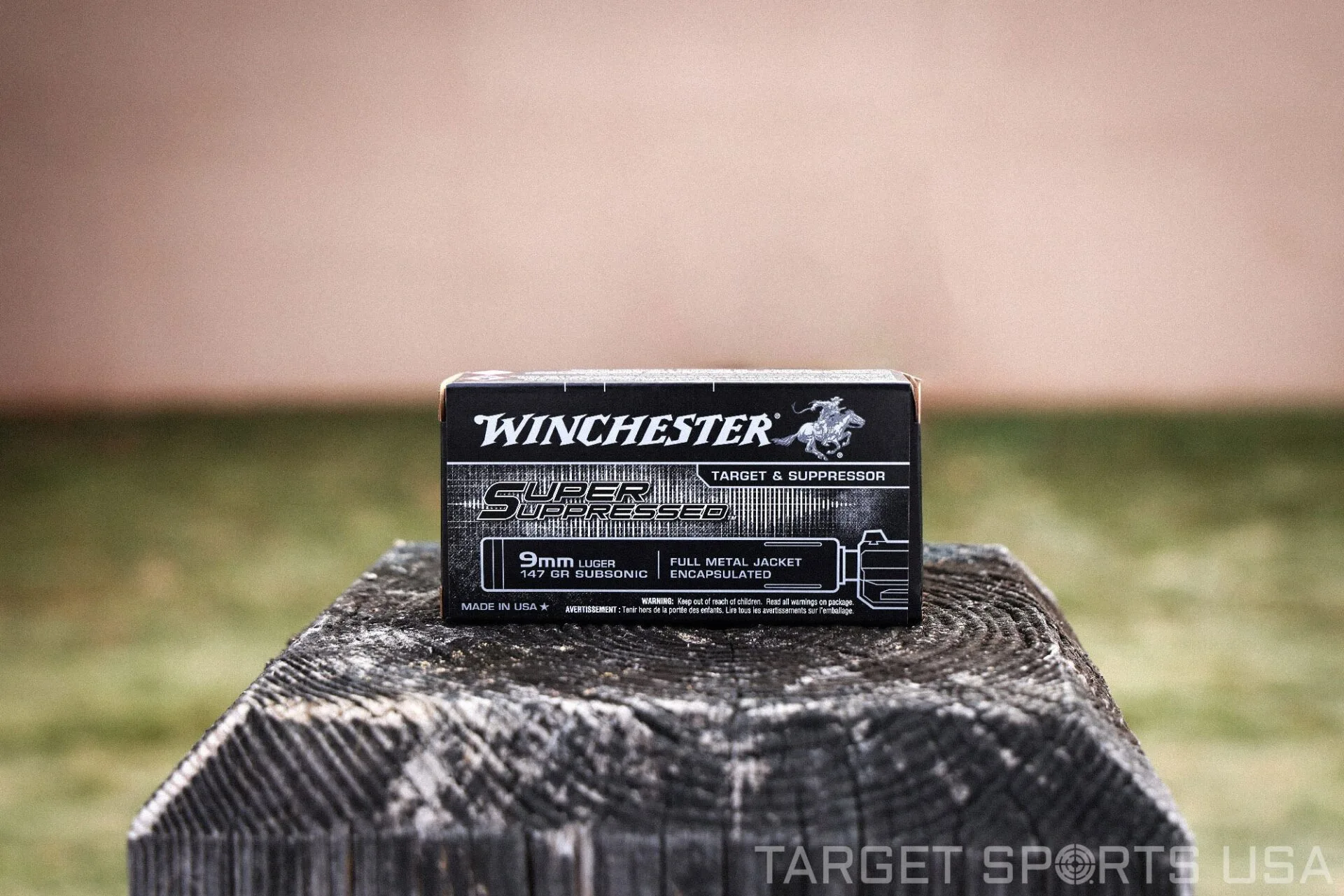 Super Suppressed
Winchester Super Suppressed 9mm 147gr FMJ. 