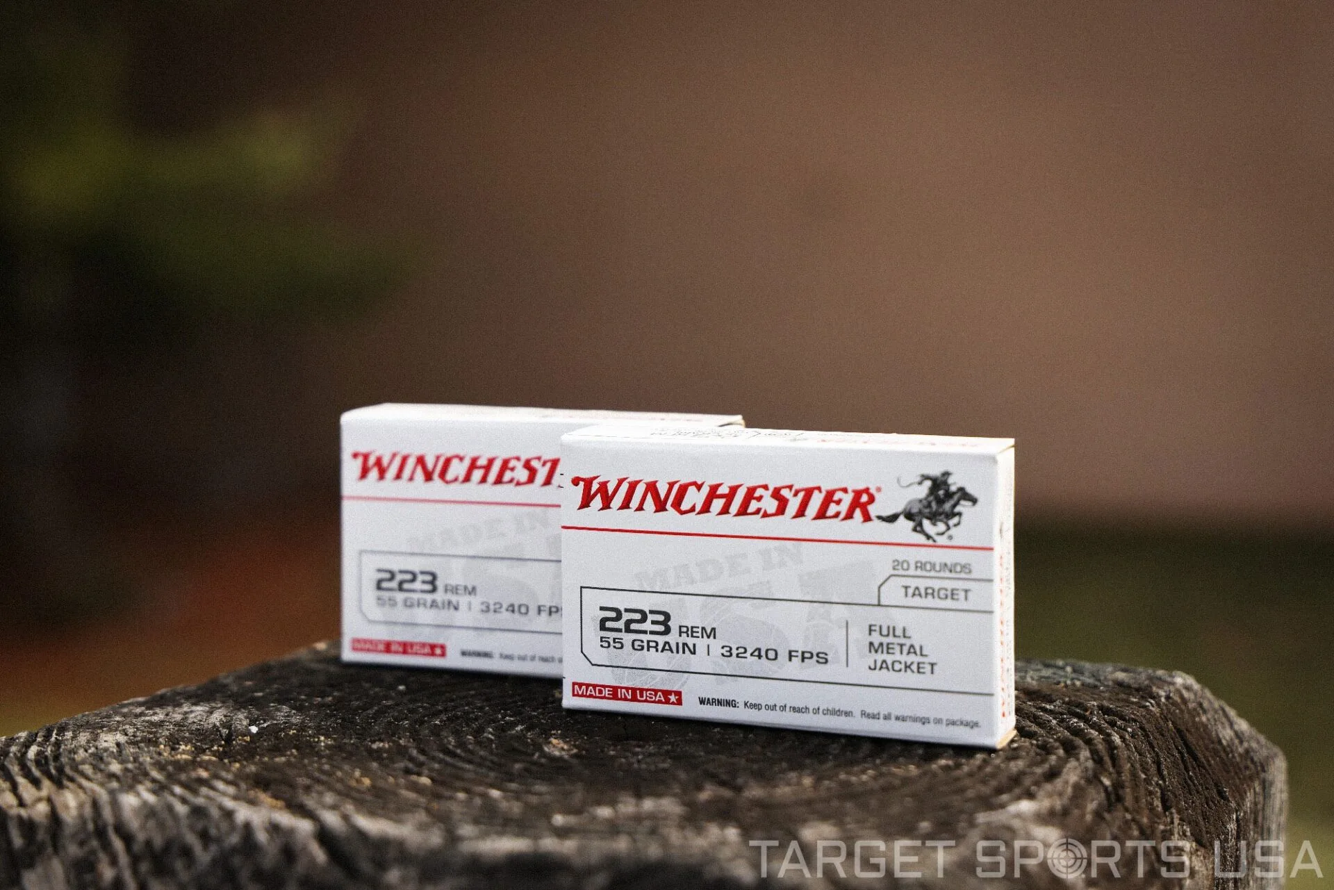 White Box
Winchester USA White Box 223 Rem 55gr FMJ.