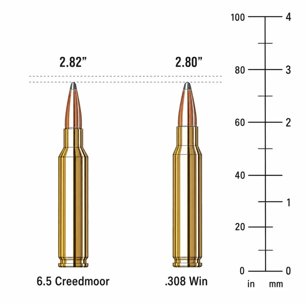6.5 creedmoor vs 308 winchester ammo graphic deep dive guide with verified customer reviews