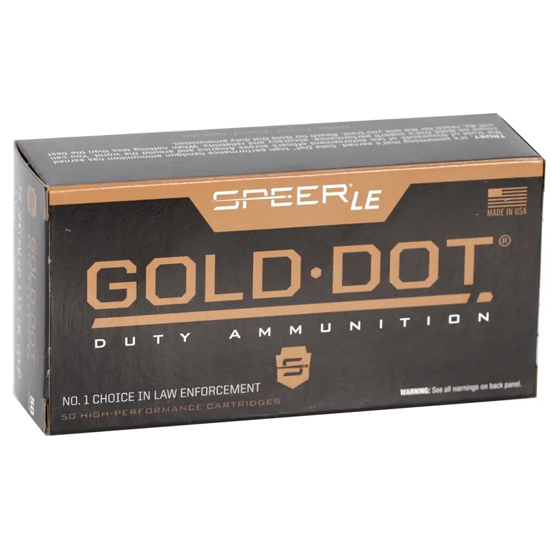 Speer Gold Dot Short Barrel 38 Special +P 135 Grain JHP – 53921